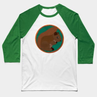 Paper Craft Squirrel Baseball T-Shirt